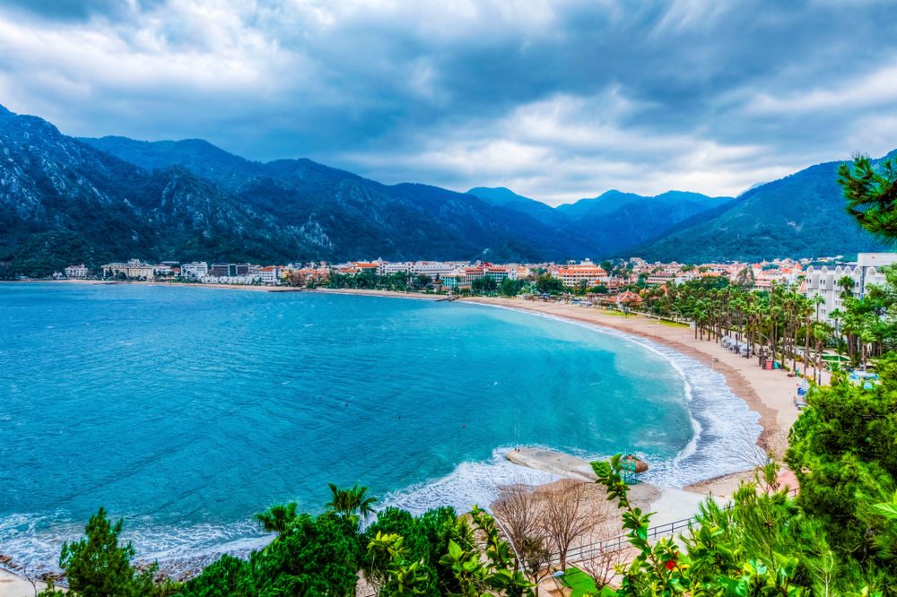 Playa de Marmaris en Turquía