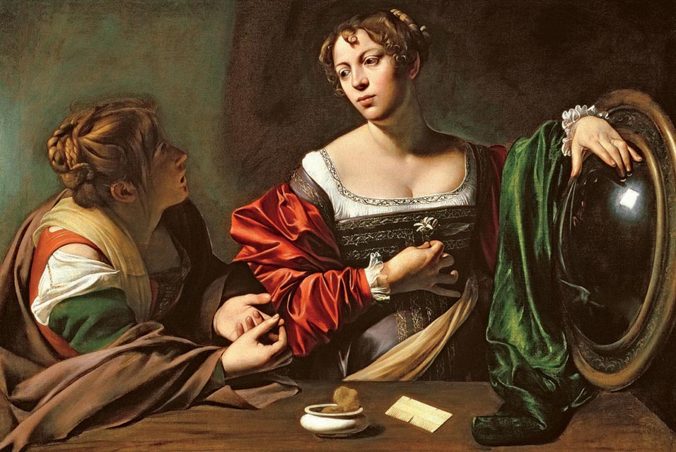 "Marta y María Magdalena" de Caravaggio