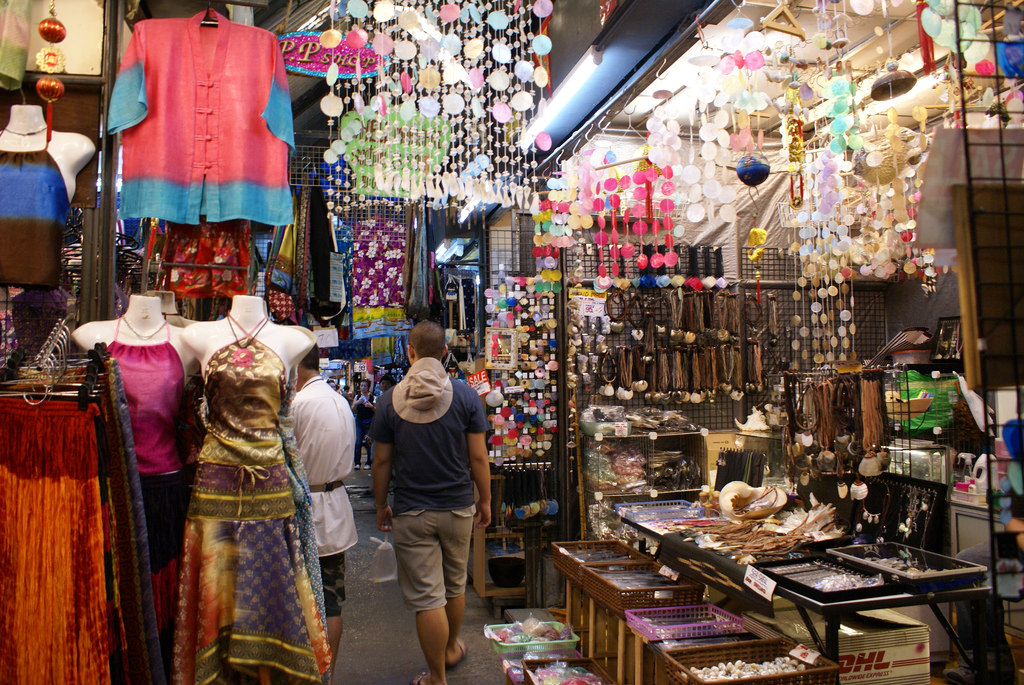 Mercado Chatuchak en Bankok