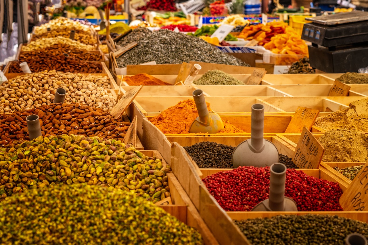 Mercado de especias en Israel