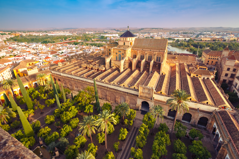 Vista de la Mezquita-Catedral desde la torre campanario