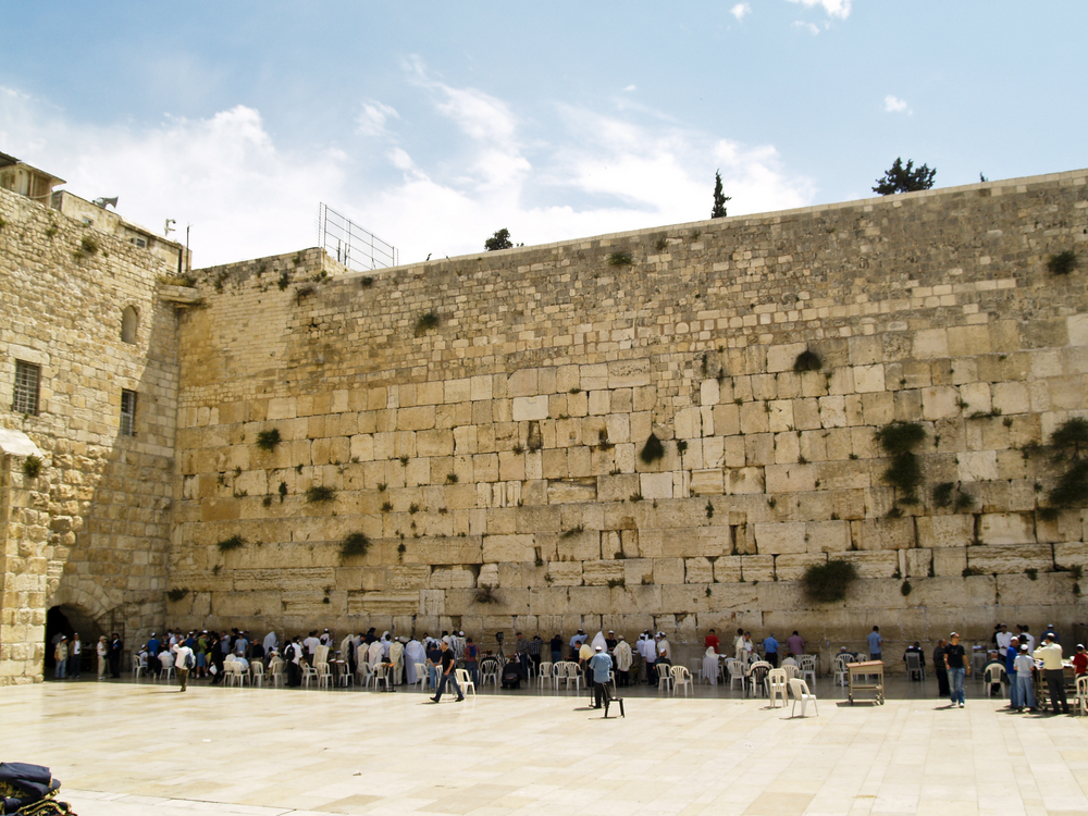 Muro de las Lamentaciones en Jerusalén