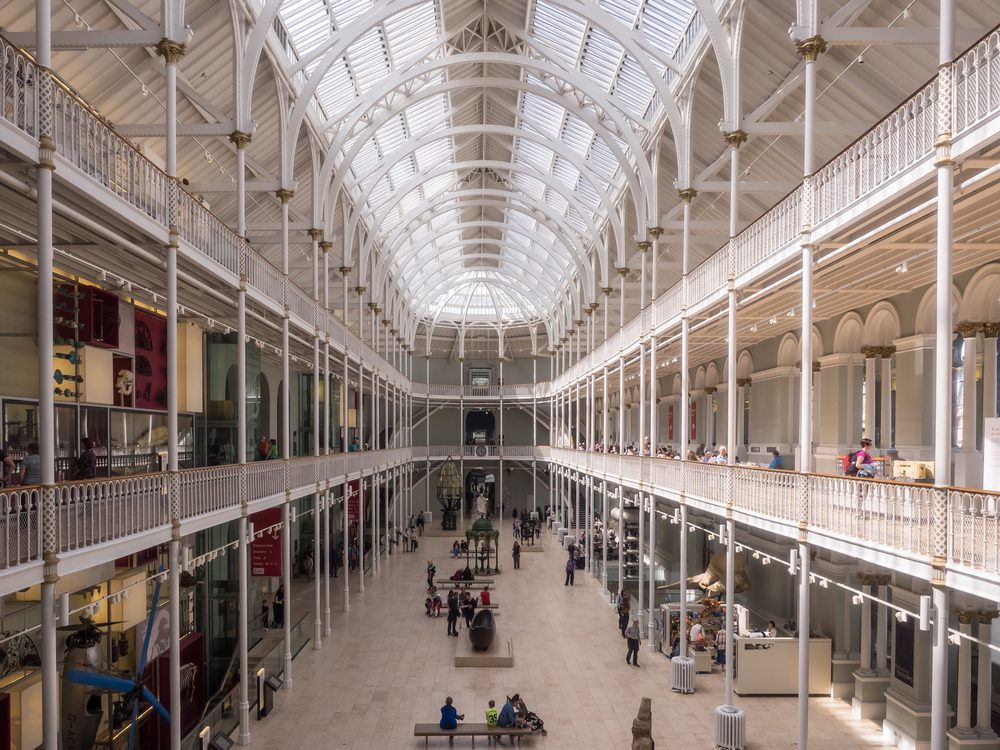 Interior del Museo Nacional de Escocia