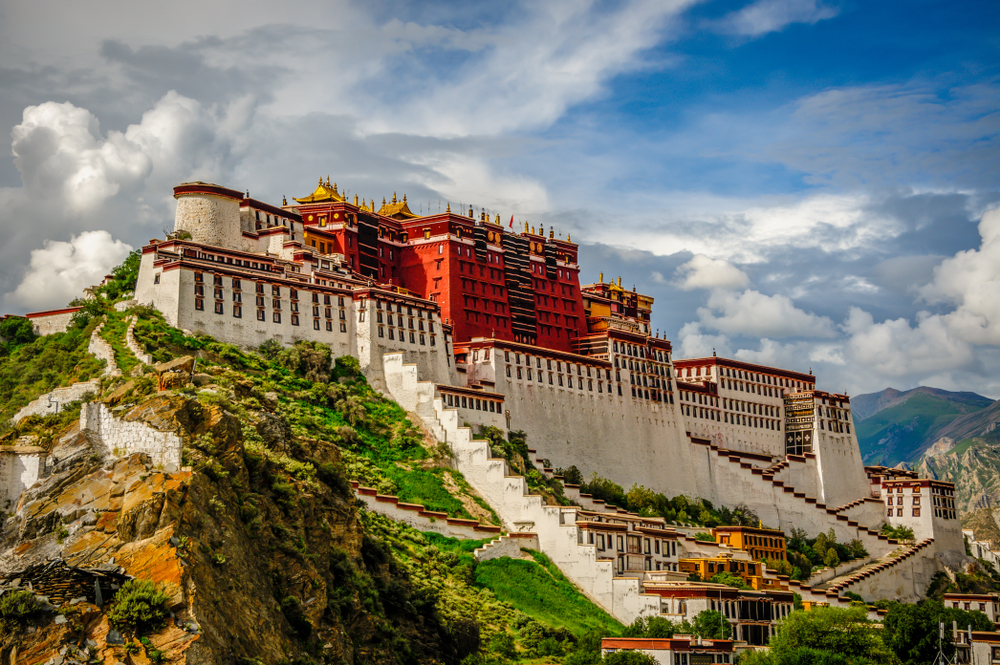 Palacio de Potala en el Tíbet