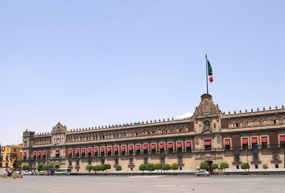 Palacio Nacional en Ciudad de México