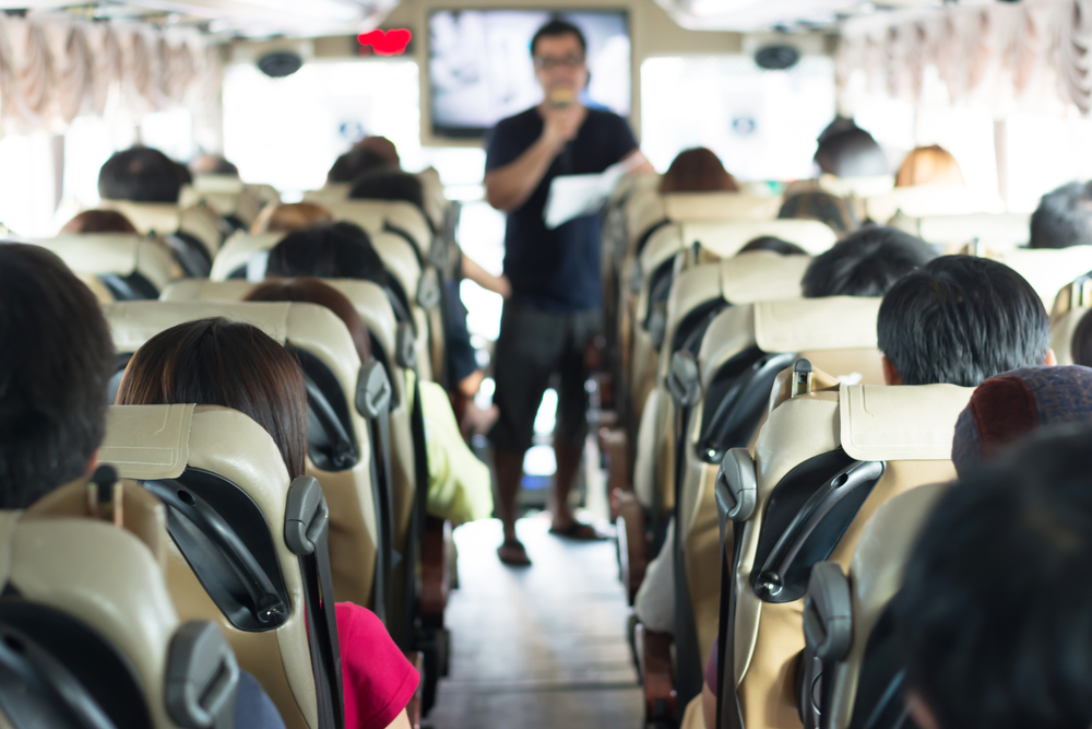 Participantes en un viaje organizado