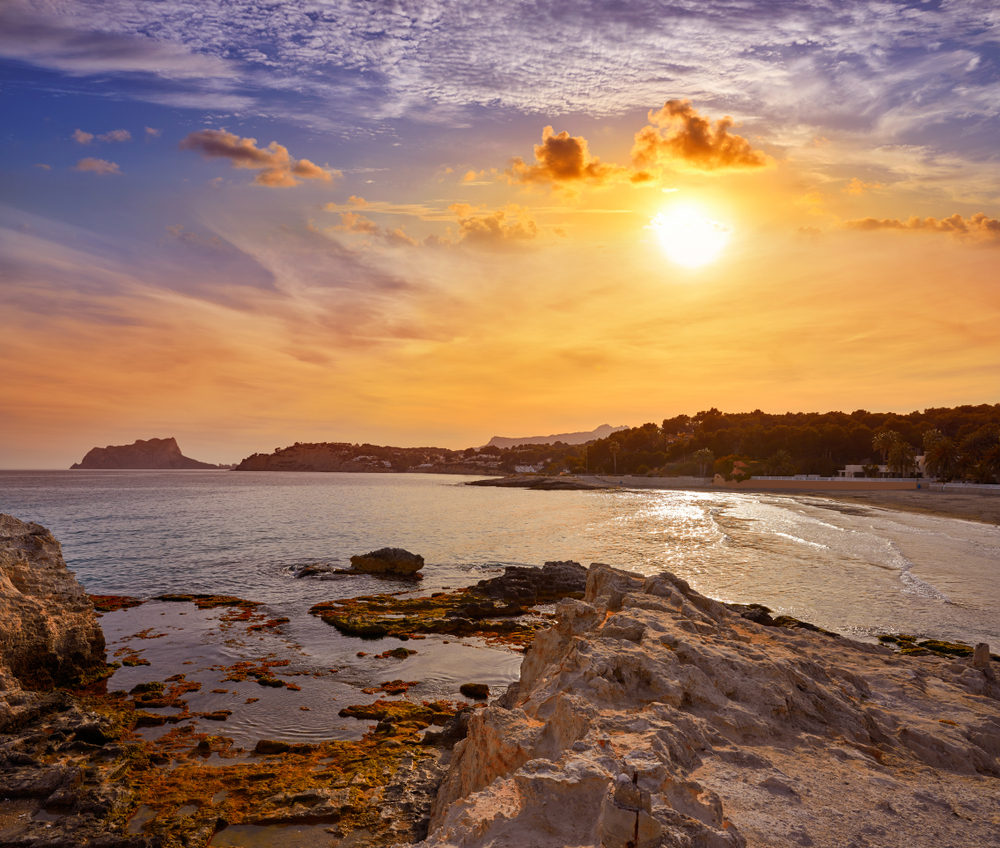 Peñón de Ifach al atardecer