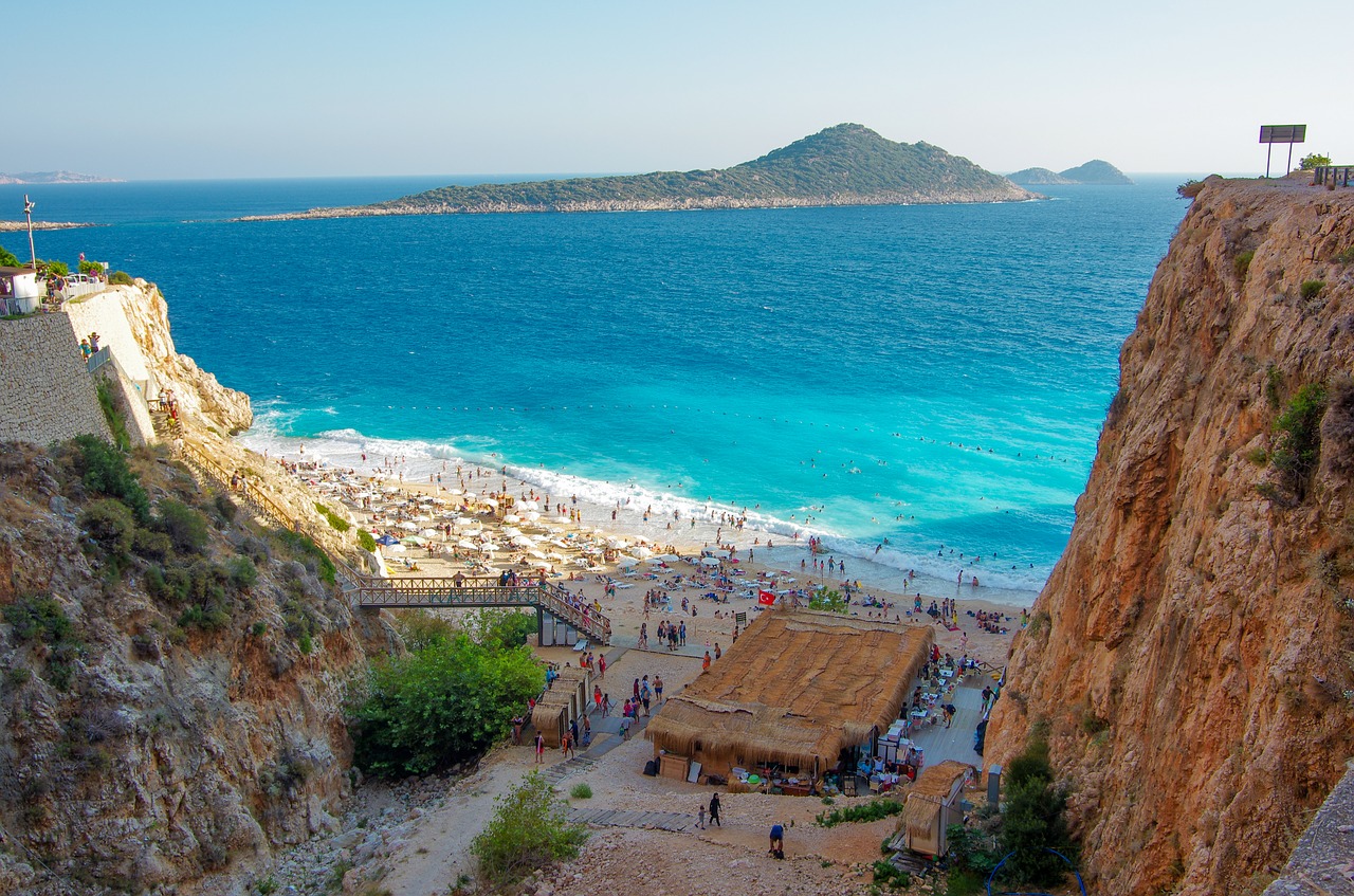 Playa de Kaputas en Turquía