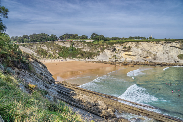 Playa de Mataleñas en Santander