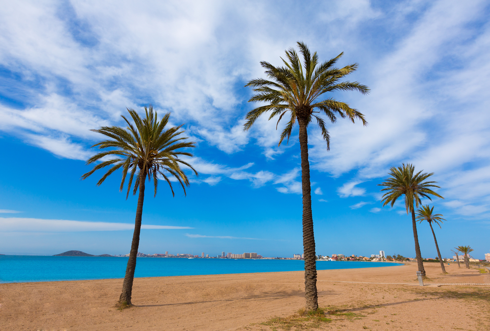 Playa Paraíso en La Manga