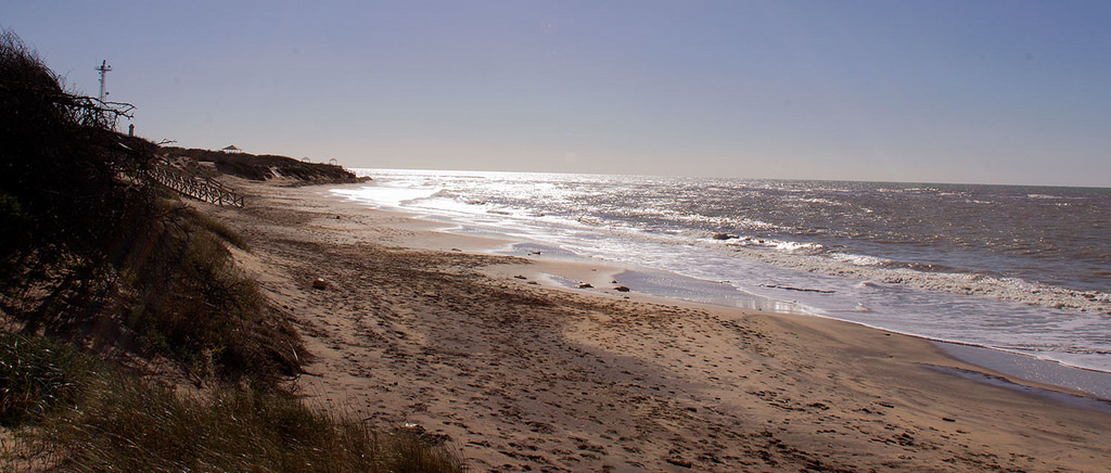 Playa de Punta Candor, una de las playas nudistas de Cádiz