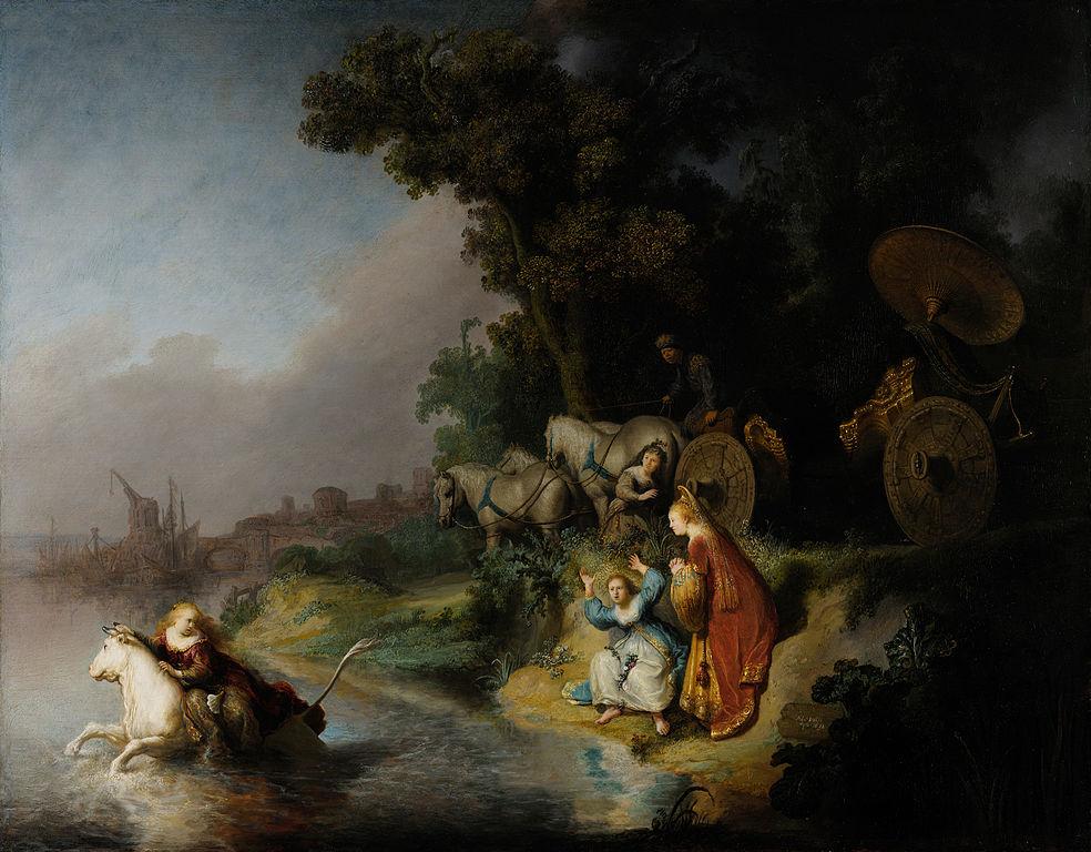"El rapto de Europa", de Rembrandt