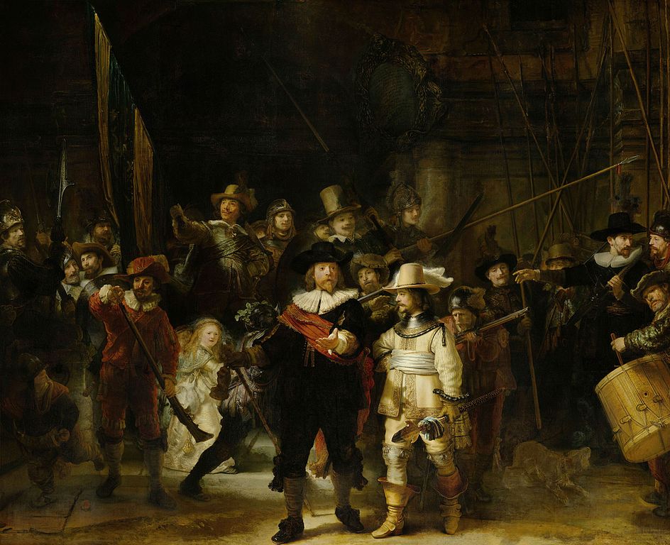 Cuadro 'La ronda de noche' de Rembrandt