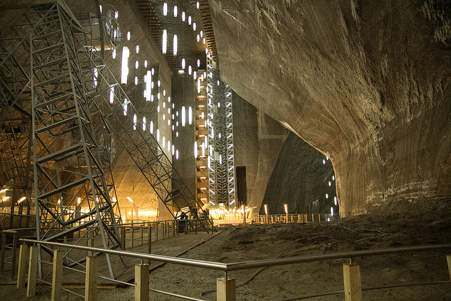 Interior de la salina Turda