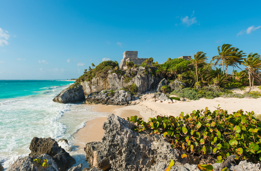 Vista de Tulum en México