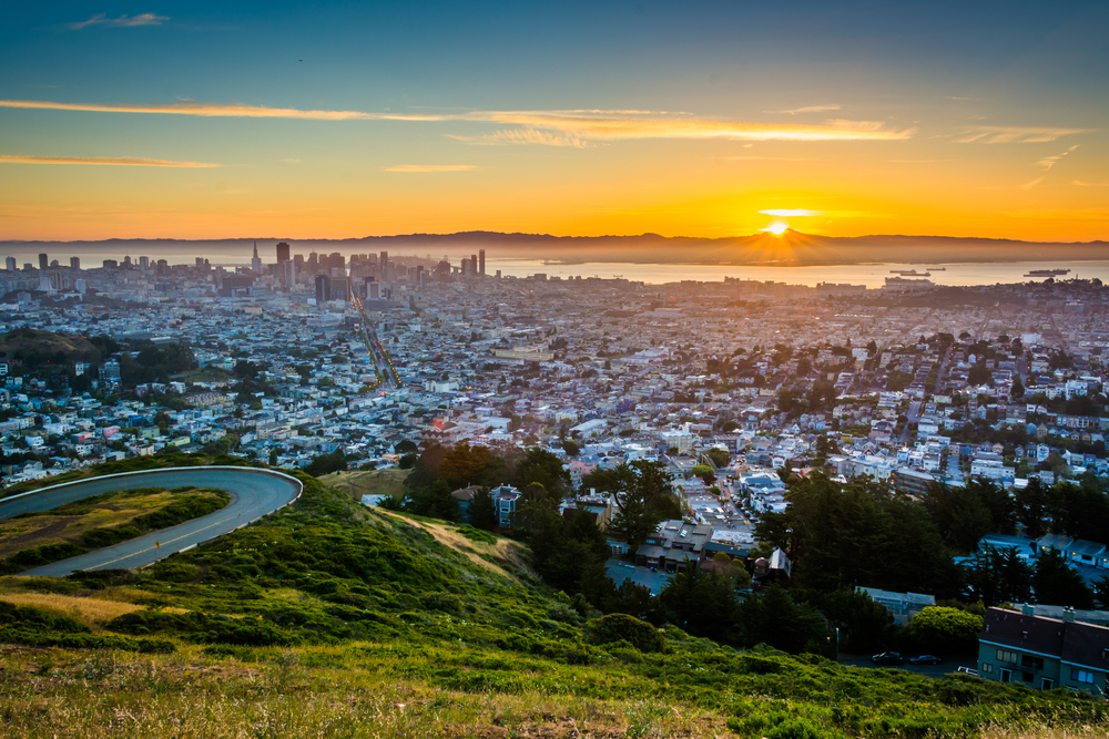 Vista de San Francisco desde Twin Peaks