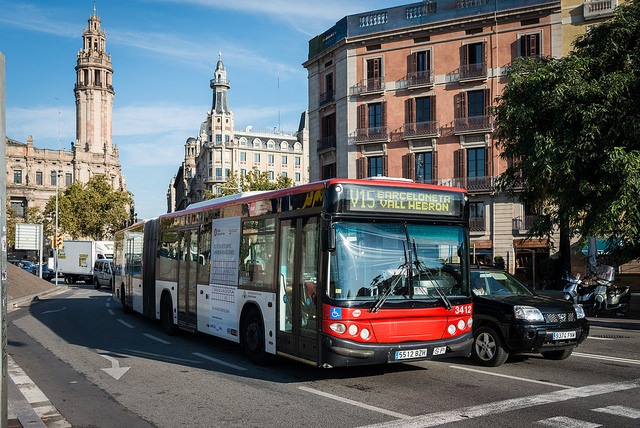 Autobús urbano en Barcelona