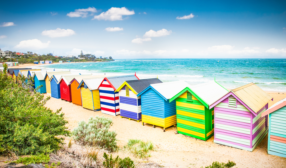Brighton Beach en Melbourne