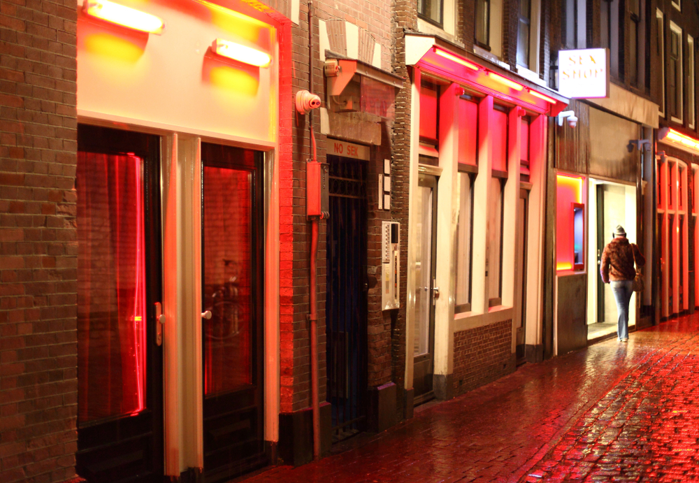 Calle del Barrio Rojo de Ámsterdam