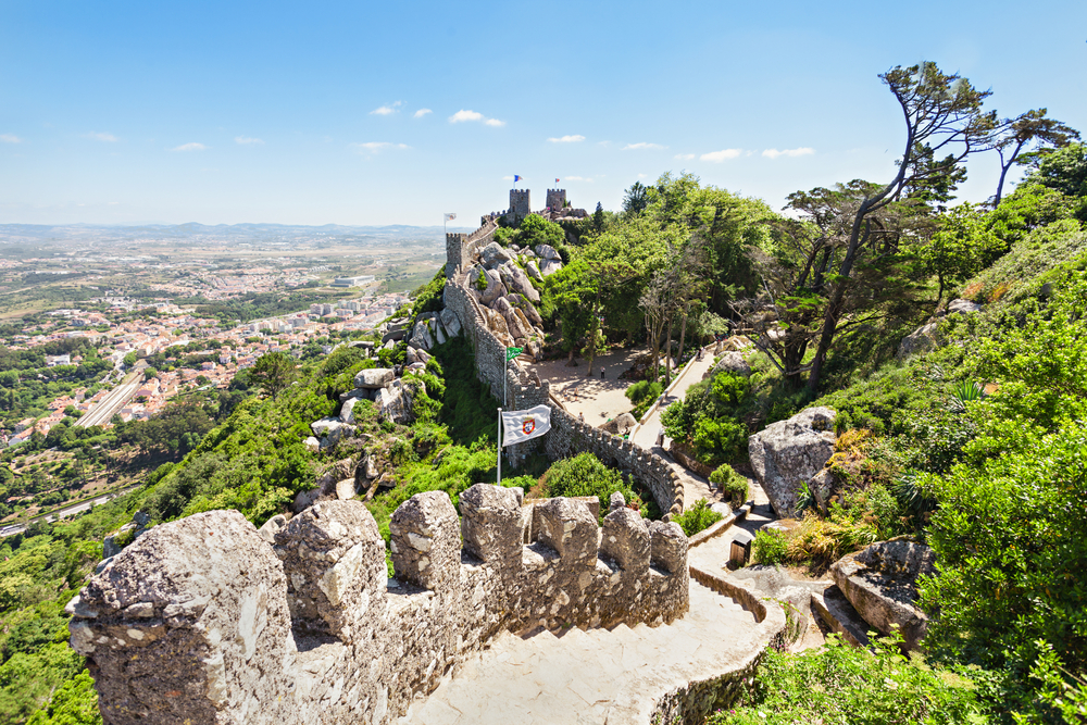 Castillo de los Moros en el Parque Natural de Sintra