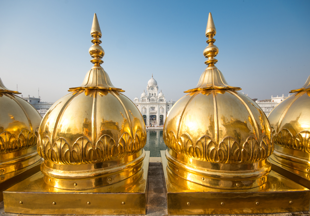 Cúpulas del Templo Dorado de la India
