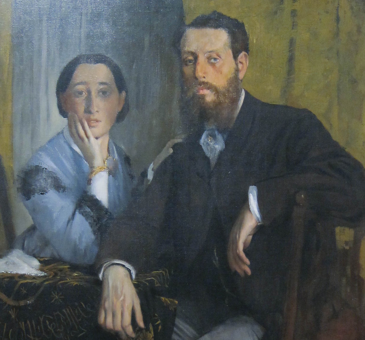 "Edmondo y Therèse Morbili" de Edgar Degas