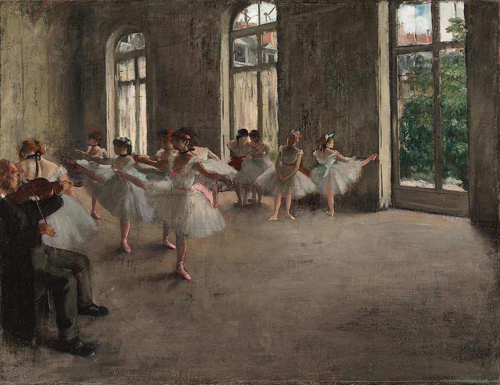 "Ensayo de ballet" de Edgar Degas