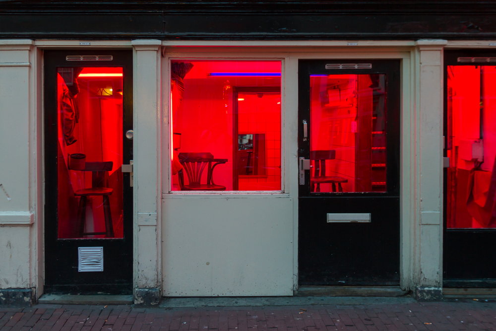 Escaparate en el Barrio Rojo de Ámsterdam