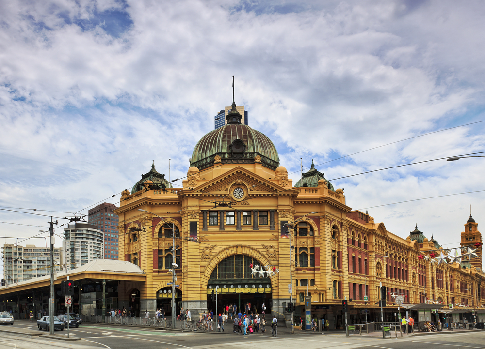 Flinders Station en Melbourne