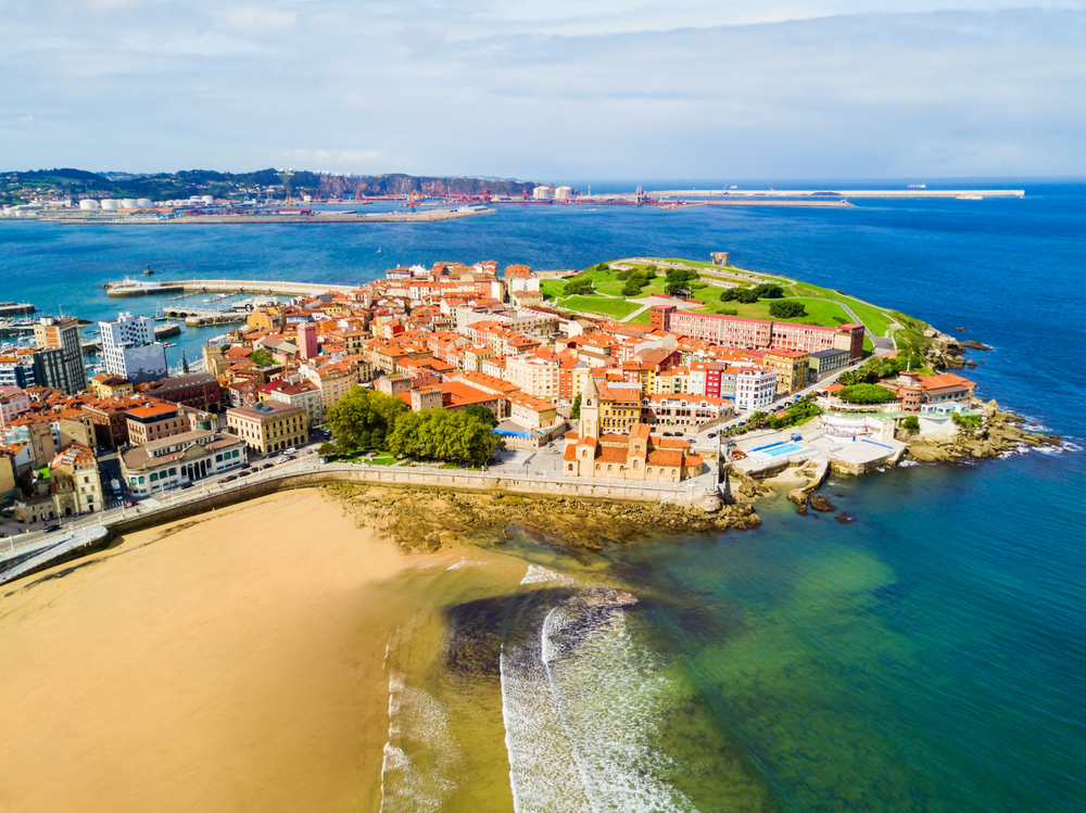 Vista de Gijón