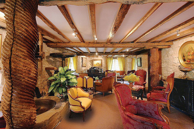 Interior de Le Moulin du Roc