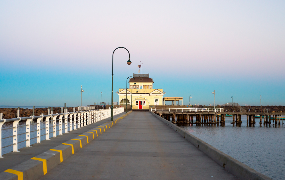 Muelle de St Kilda en Melbourne