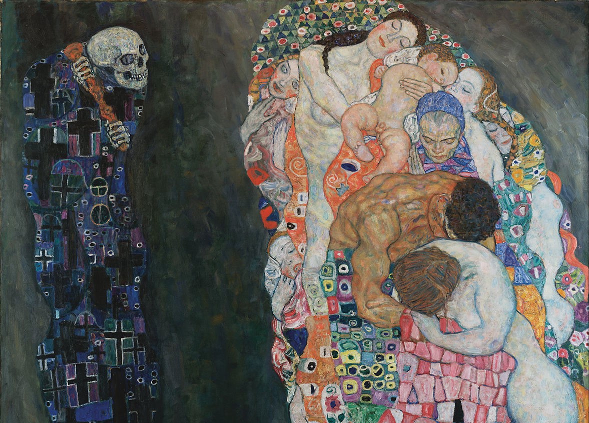 "Muerte y vida" de Gustav Klimt