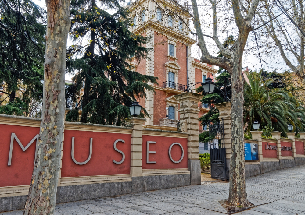 Museo Lázaro Galdiano en la calle Serrano de Madrid