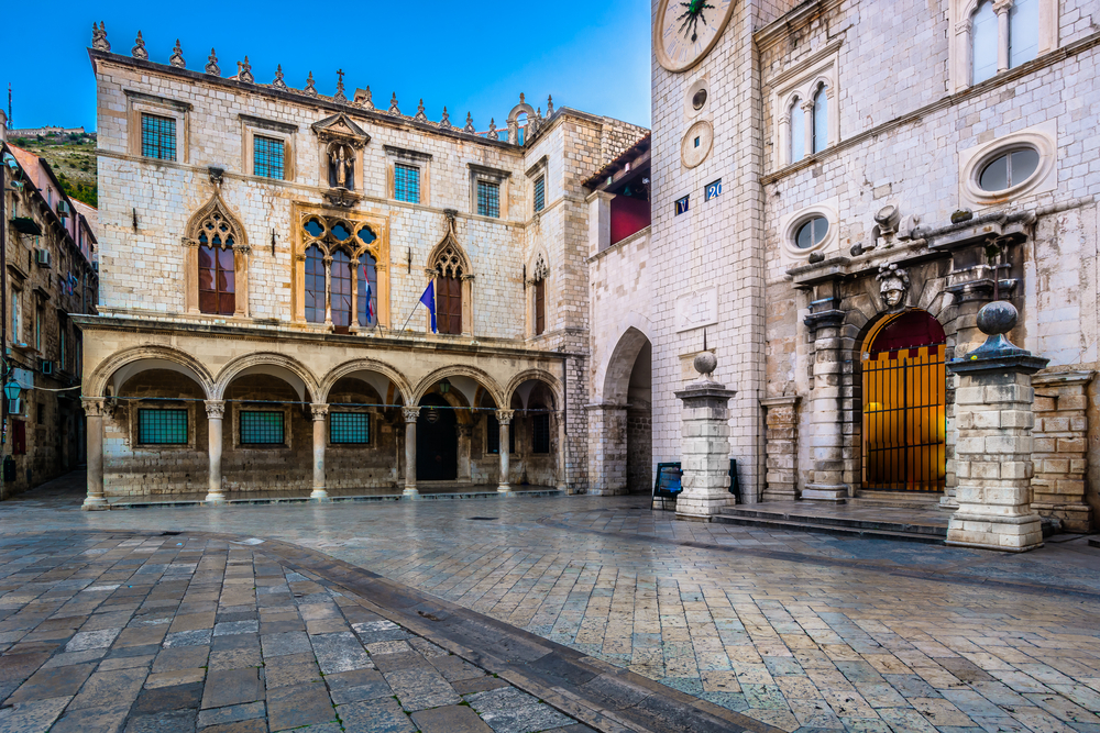 Palacio del Rector en Dubrovnik, Croacia