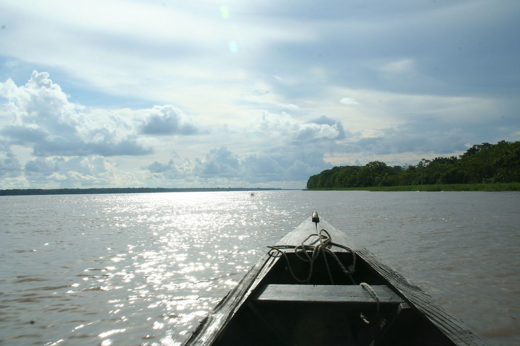 Canoa en el Amazonas