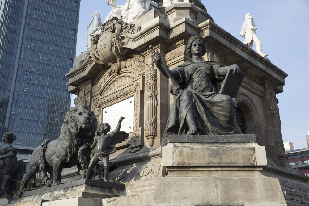 Pedestal del Ángel de la Independencia de México