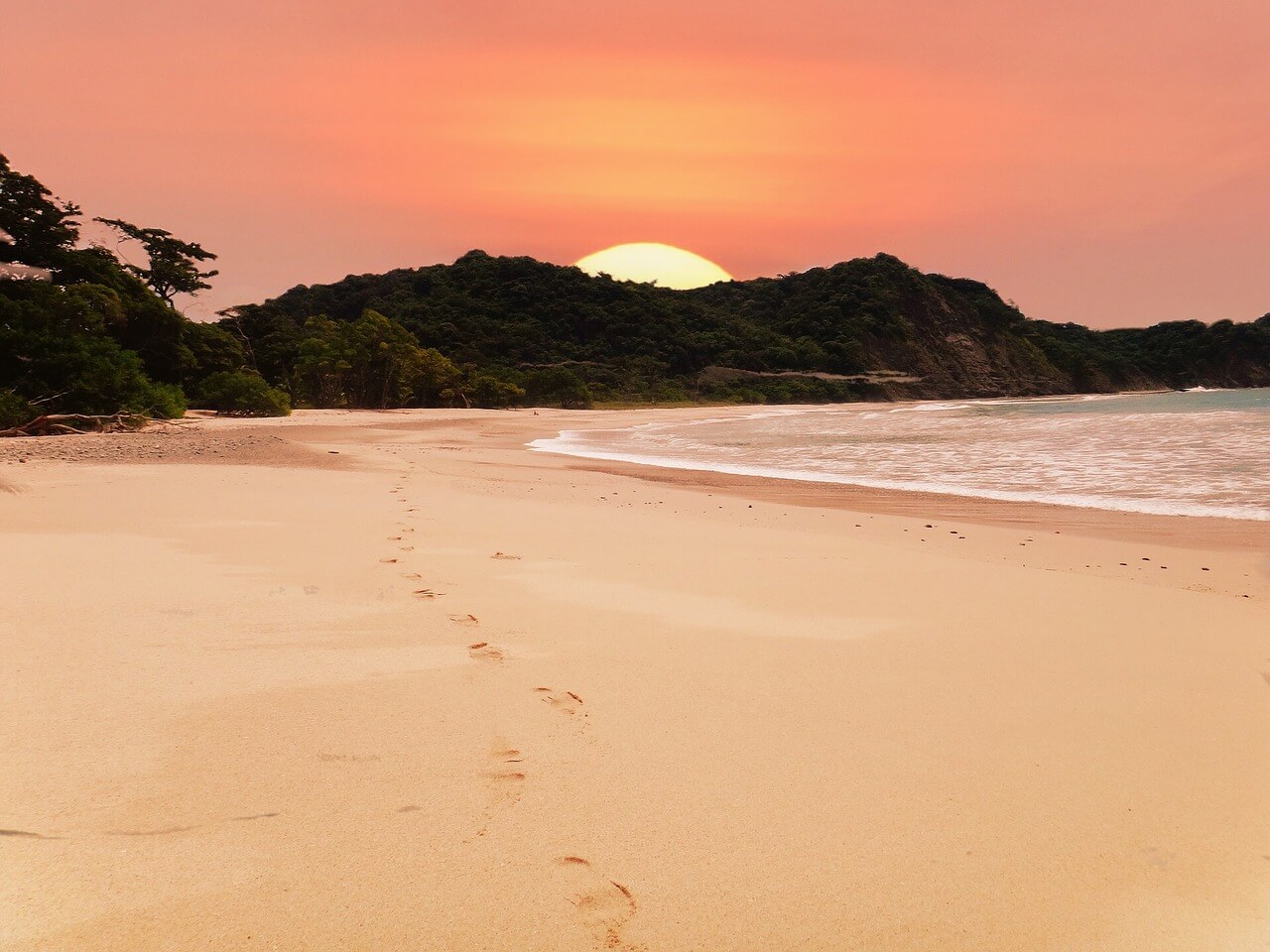 Playa en Costa Rica