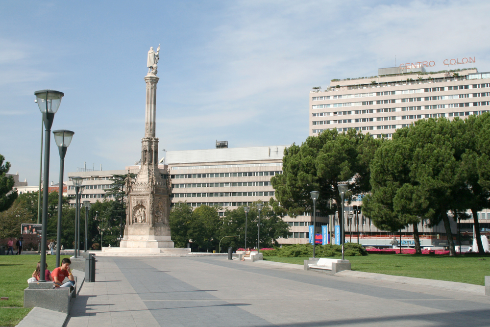 Plaza de Colón en Madrid
