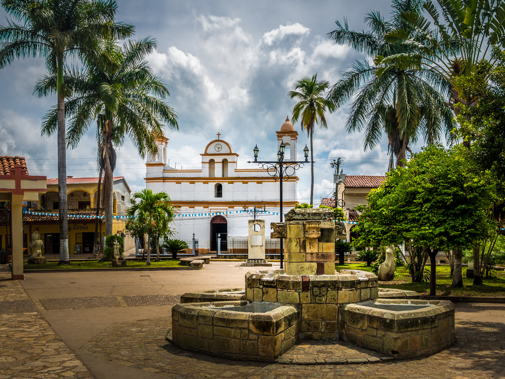 Plaza de Copán Ruinas