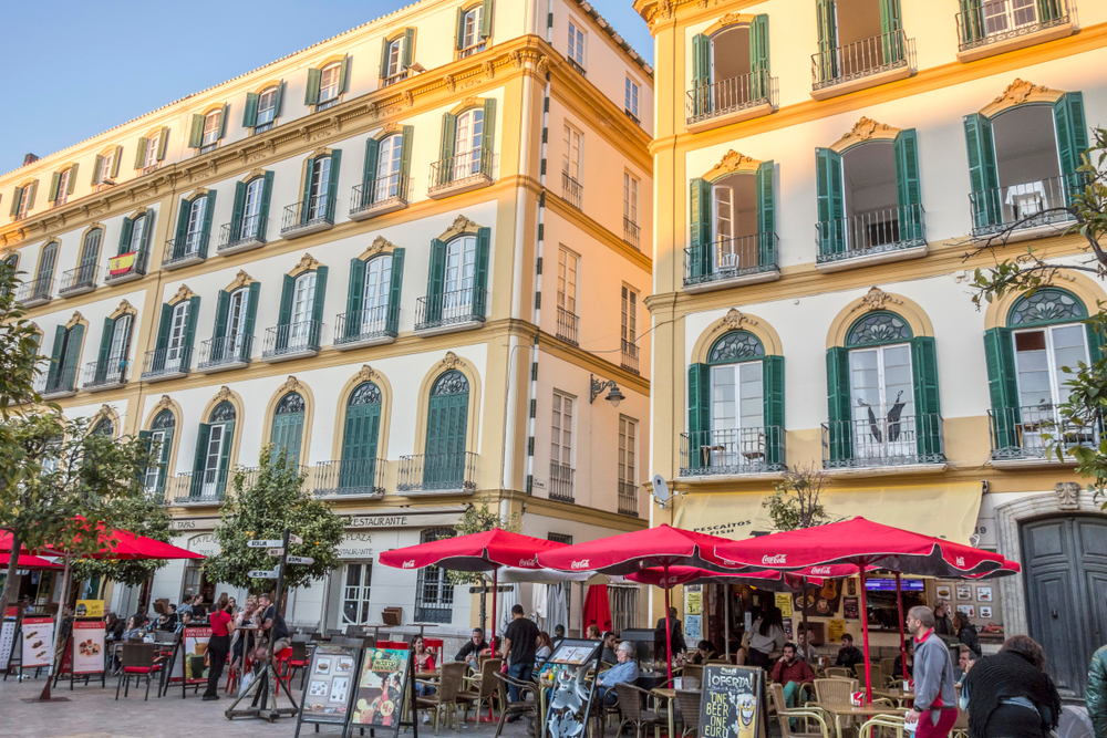 Plaza de la Merced en Málaga