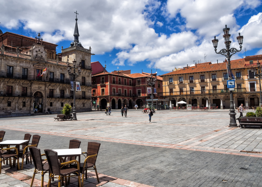 Plaza MAyor, para ir de tapas en León
