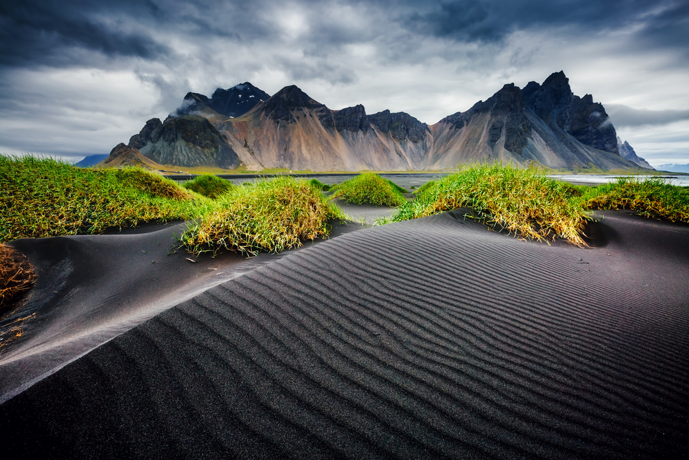 Paisaje volcánico de Stokkness en Islandia