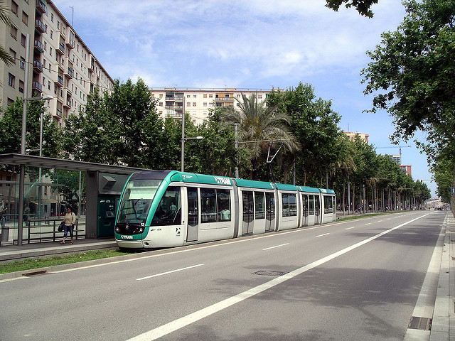 Tranvía en Barcelona