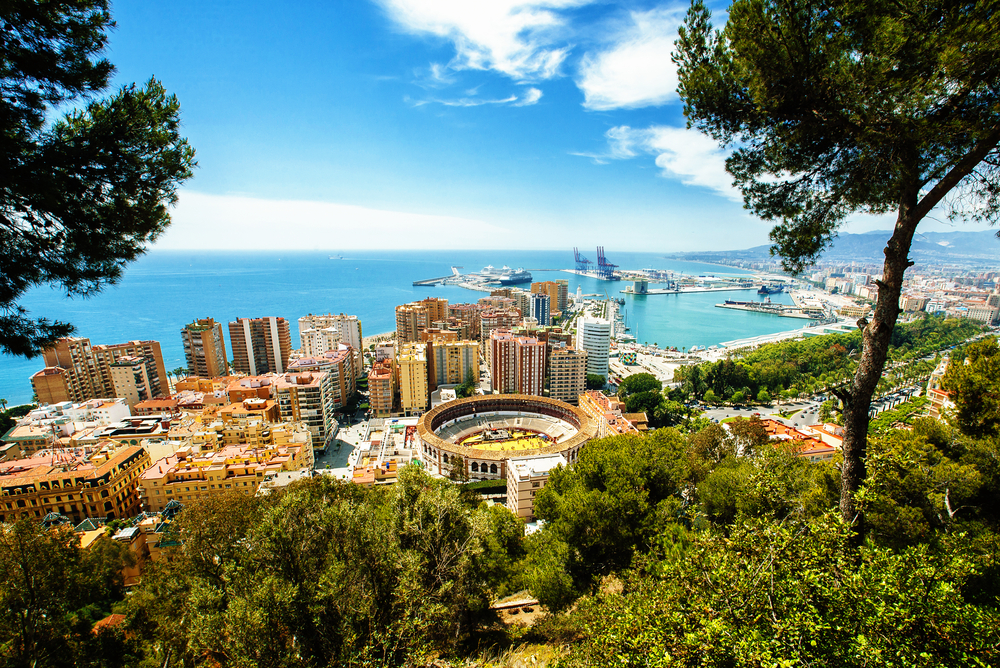 Vista de Málaga