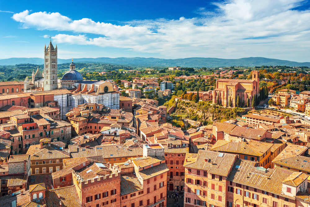 Siena, vista de la ciudad