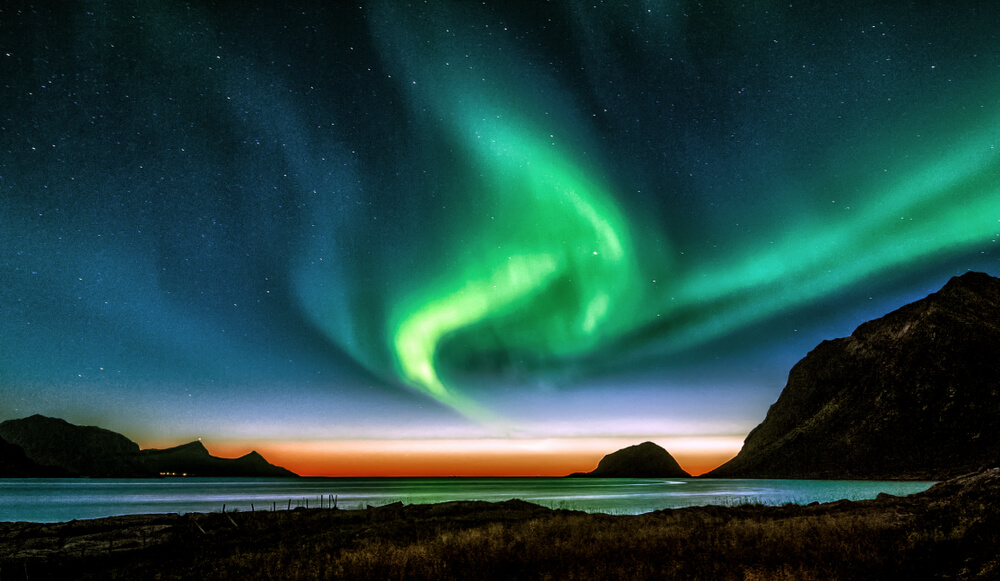 Auroras boreales en Noruega