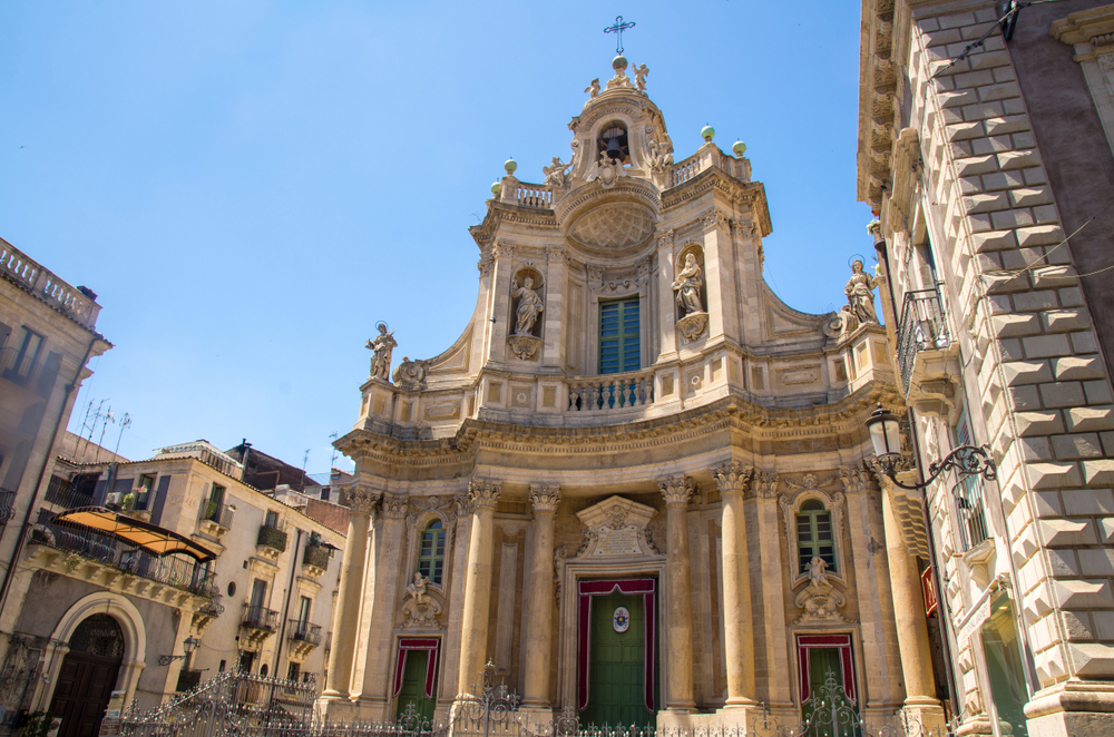 Basílica de la Colegiata en Catania