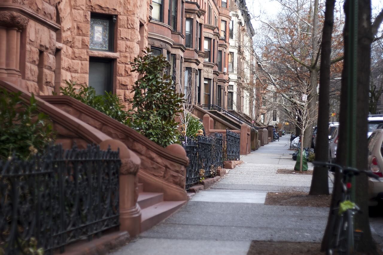 Calle de Brooklyn en Nueva York