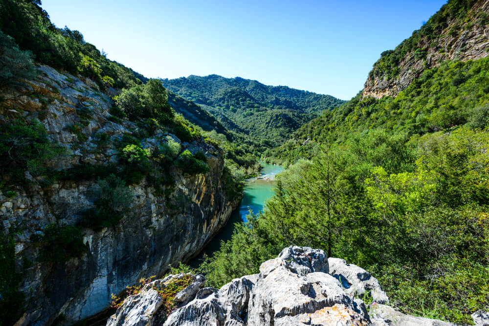 Cañón de Buitreras en Málaga